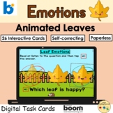 Leaf Emotions Feelings Autumn Fall BOOM Cards™ TaskCards