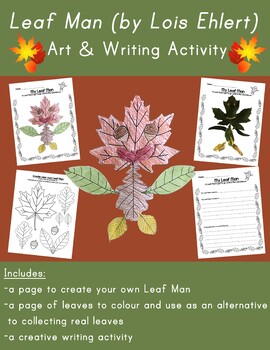 Preview of Leaf Man Activity + READ ALOUD