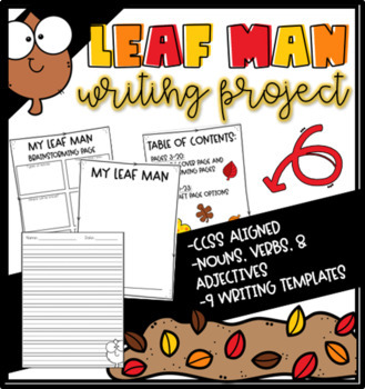 Preview of Leaf Man Writing Project - Activity, Creative Writing, Book Campinion