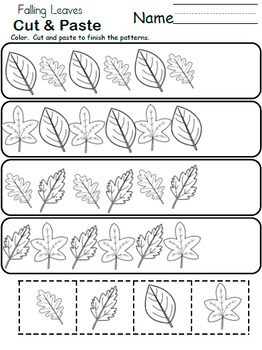 Leaf Patterning by Kindie Land Resources | Teachers Pay Teachers