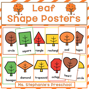 Preview of Leaf Shape Posters