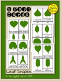 Leaf Shapes 3-Part Cards & Book Making Masters (Montessori