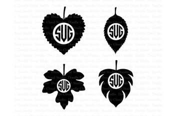 Download Leaf SvG, Leaves SVG files for Silhouette Cameo and Cricut ...