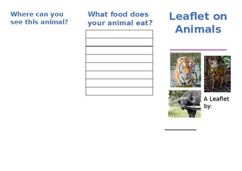 Preview of Leaflet about an animal
