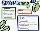 Leafy Layout Theme (Newsletter, Meet the Teacher, and Morn