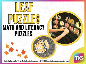 Preview of Leaf Puzzles: Letters, Sounds, Numbers, and Counting