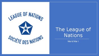 League of Nations Lecture by Mr W History Help | TPT