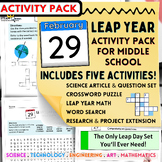 Leap Day! 5 Engaging Activities for Middle School Science 