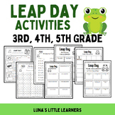 Leap Year/Leap Day 2024 Activities - Math, Literacy, Trivi