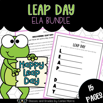 Preview of Leap Day 2024 ELA Activities