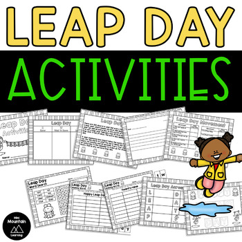 Leap Day Activities by Mini Mountain Learning | Teachers Pay Teachers