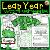 Leap Year 2024 Activities and worksheets for Leap Day