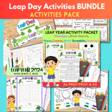 Leap Day Activities BUNDLE | Leap Day 2024 Bundle |Fun Wor