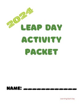 Preview of Leap Day Activity Packet
