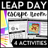 Leap Day Escape Room Activity - Leap Year Reading Passages