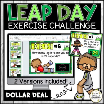 Preview of Leap Year Exercise Challenge - Leap Day 2024 Workout Activity DOLLAR DEAL
