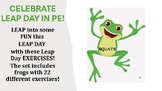 Leap Day Exercise Frogs for PE