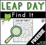 Leap Day Find It Freebie