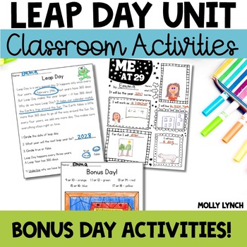 Preview of Leap Year Activities 2024 Leap Day Reading Math Worksheets Games February 29