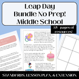 Leap Day-Leap Year Bundle of Activities-Article, Coloring,