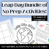 Leap Day - Leap Year Bundle of Activities - Passage, Color