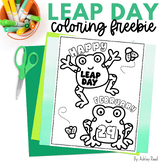 Leap Day Leap Year Coloring Page FREEBIE