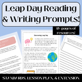 Leap Day - Leap Year Passage and Writing Prompts and Drawi