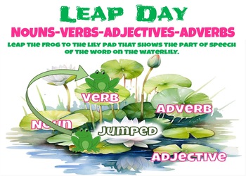 Preview of Leap Day: Nouns-Verbs-Adjectives-Adverbs