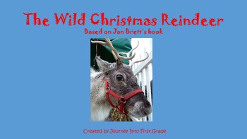 Preview of Leap Into Literacy with The Wild Christmas Reindeer 