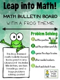 Leap Into Math! - Frog-themed Math Bulletin Board Set-Up