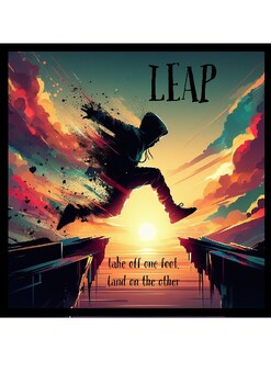Preview of Leap Locomotor Skill Poster