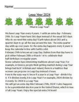 Preview of Leap Year 2024