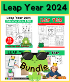 Leap Year 2024 Activities Bundle  Literacy & Math CRAFT an