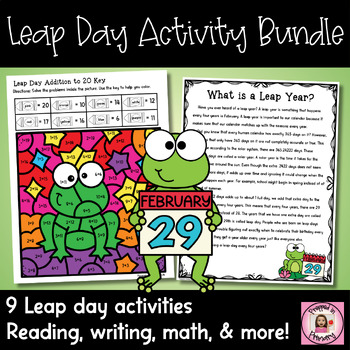 Preview of Leap Year 2028 Activities | Leap Day Activities for 1st and 2nd grade