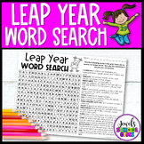 Leap Year 2024 Activities | Leap Day Word Search Puzzle