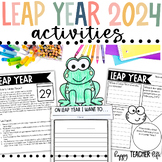 Leap Year 2024 Activities, Reading Comprehension & Lead Da