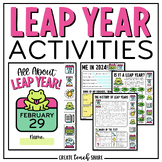 Leap Year 2024 Activities & Tab Book - Reading Comprehensi