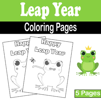 Leap Year 2024 Coloring Pages Engaging Leap Day Activity by Scope Mesh