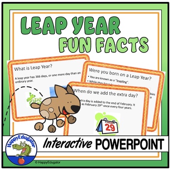 Preview of Leap Year 2024 PowerPoint of Fun Facts