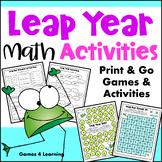 Leap Year 2024 - Math Activities & Math Games for Leap Day