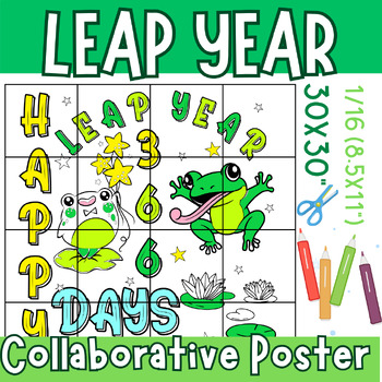 Preview of Leap Year Activities 2024 | Leap Day Coloring Pages | February 29 | Leap Frog