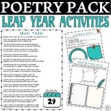 Leap Year Activities Poetry Analysis Worksheet Leap Day 20