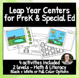 Leap Year Activities for PreK & Special Education (2 Level
