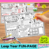 Fun Leap Year 2024 Activity Leap Day Early Finisher Mornin