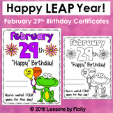 Leap Year 2024 | February 29 Birthday Certificate