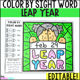 Leap Year  Color by Code, Leap Year Activities, Leap Year 