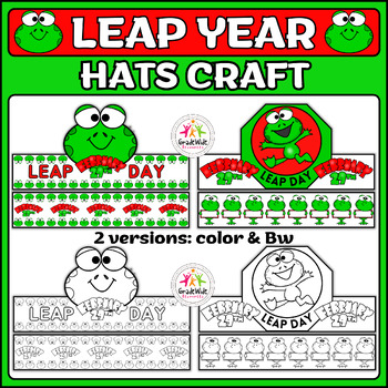 Preview of Leap Year Crafts Hat Activity, Leap Day Headdress Headband Crown, Leap Year 2024