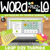 Leap Year Critical Thinking Activities: 10 Wordle Word Puz