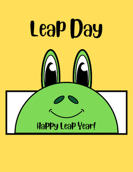 Leap Year Crown/Hat Leap Year Craft Leap Year Activity Frog | TPT