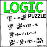 Leap Year Day 2024 Math Challenge Stations Activities Morn